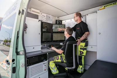 Ablauf einer Rohrreinigung in Passau