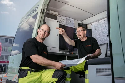 Rohrreiniger bei der Rohrreinigung in Passau